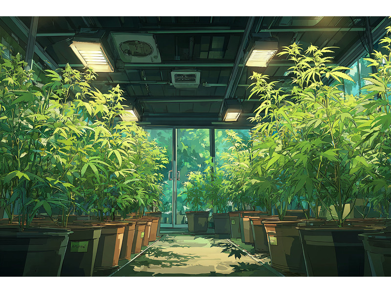 Зависимость мощности освещения от площади культивации