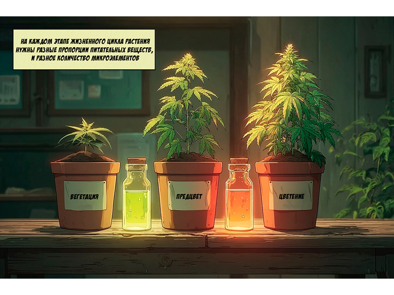 Какие удобрения нужны конопле